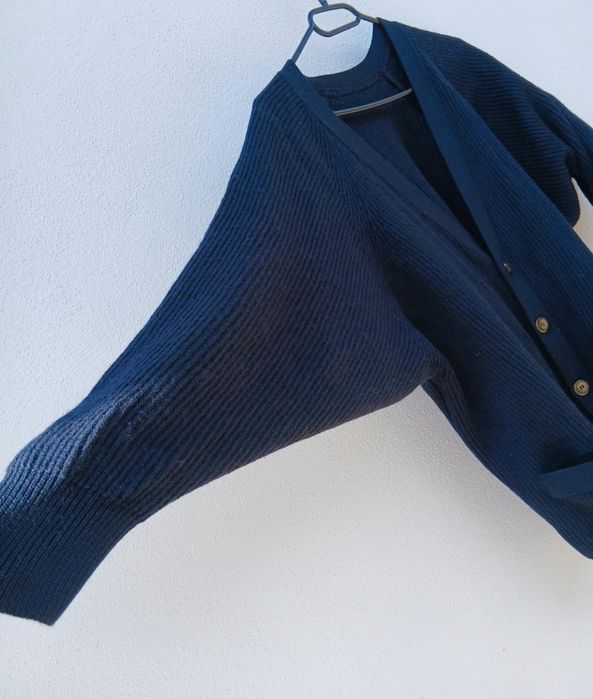 Cardigan tricotat din lana de miel M