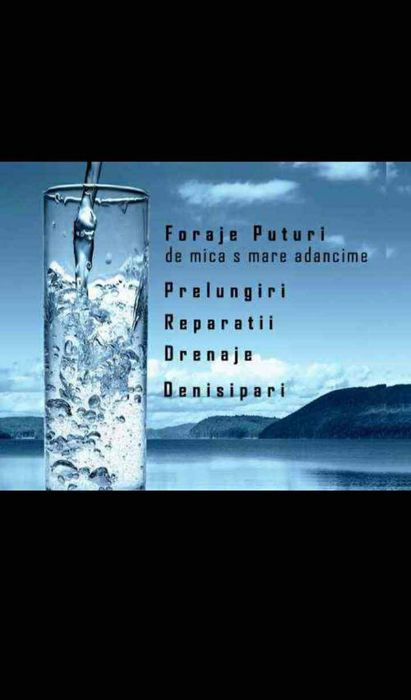 Foraje puturi denisipari prelungiri