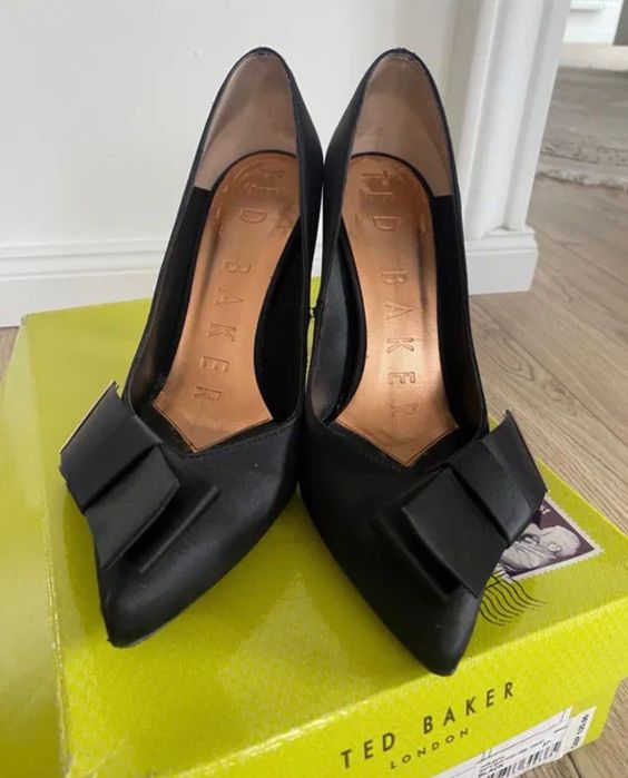 Pantofi Ted Baker, negri cu fundă