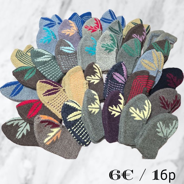 Ръчно плетени терлици и шушони 100% вълна