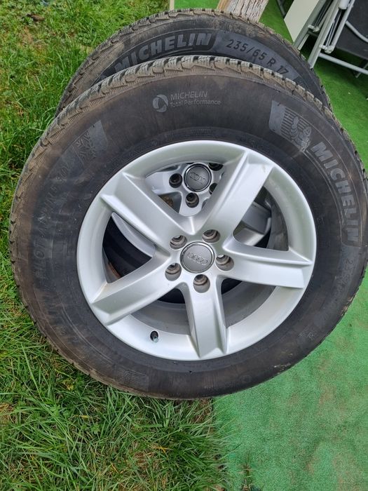 Jante cu anvelope 235 65 17 audi q5