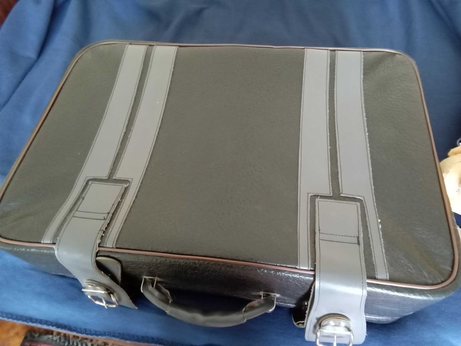 Голям куфар кожен винтидж