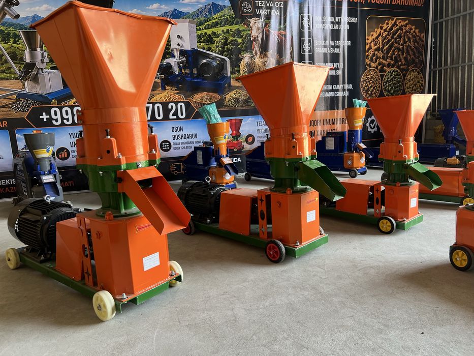 Гранулятор – 5.5 kW, 220V (80–90 кг/соатига)