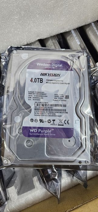 Жесткий диск WD Purple 4Tb