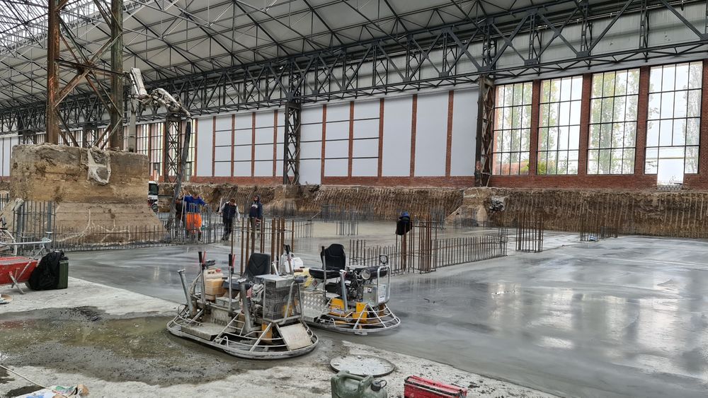 Elicopterizare cu Cuart, Pardoseli Industriale Betonate, Finisare