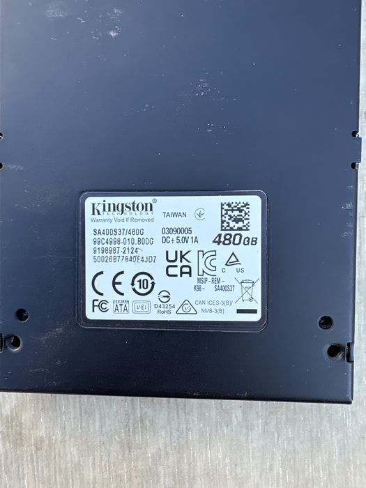 SSD 480GB kingston