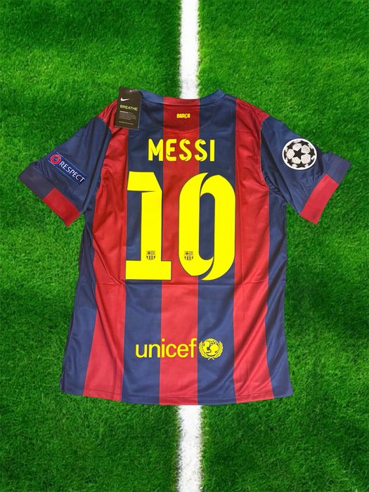 Tricou fotbal Barcelona x Messi - Nike - M - 2015 UCL