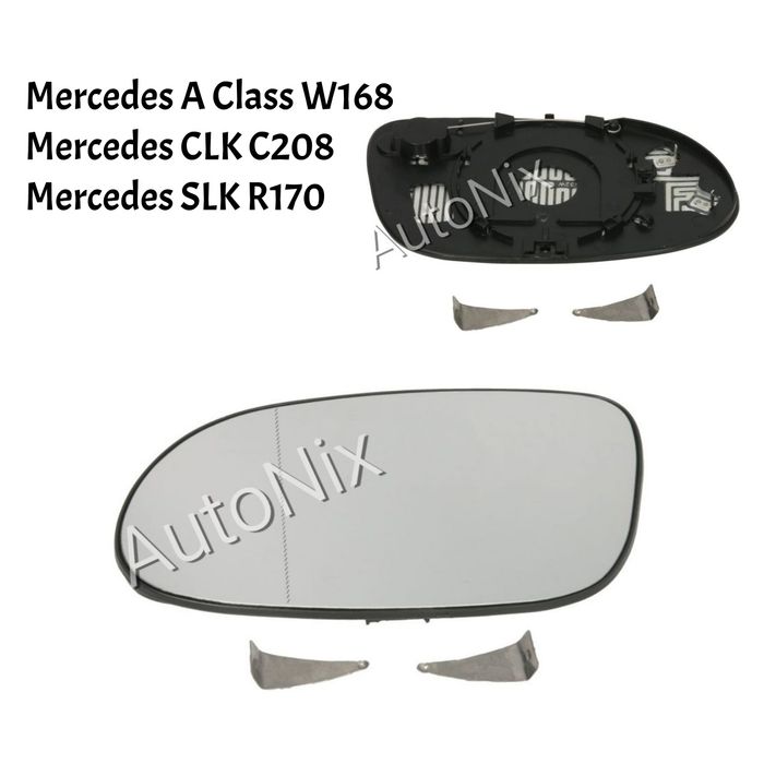 Стъкло за огледало за Mercedes A W168 CLK SLK тонирано за мерцедес цлк