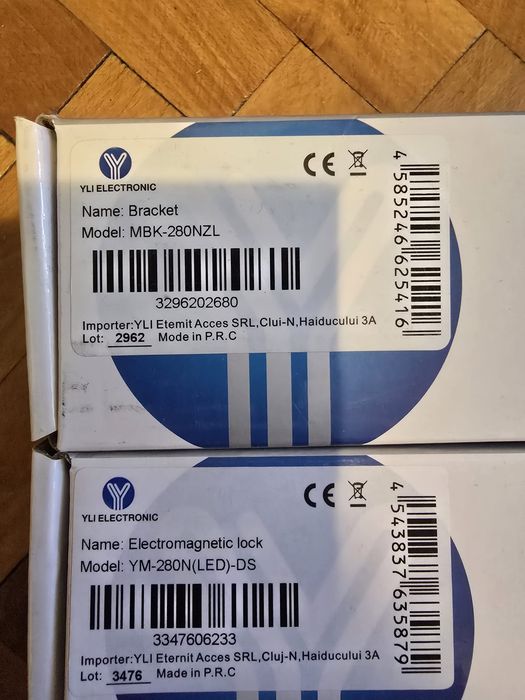 Electromagnet Yli YM-280N(LED), 280 kgf, 12/24Vcc, montaj aparent
