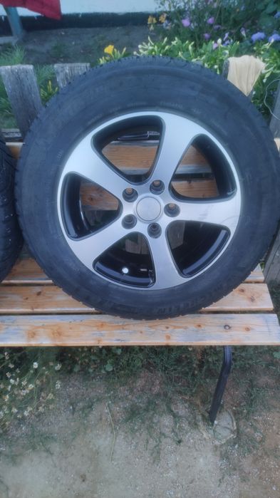 Легкосплавные диски с зимней резиной  Michelin