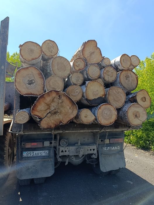 Дрова колотые чурками.