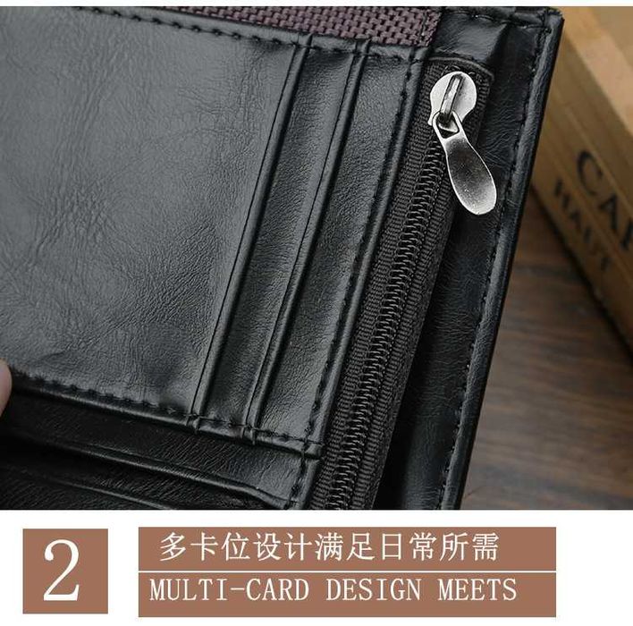 Бизнес мъжки портфейл луксозен Baellerry D3206