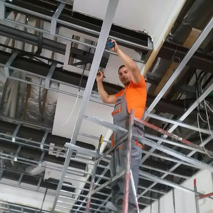 rigips gips carton tavane rigips, scafă LED, bandă LED, pereți despărțitori, nișe, rafturi  amenajări interioare rigips București