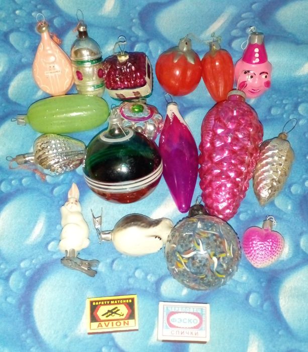 Винтаж Ёлочные Игрушки СССР