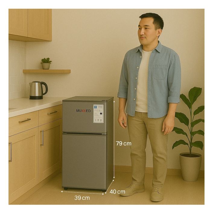 Холодильник маленький! 79 см высота !