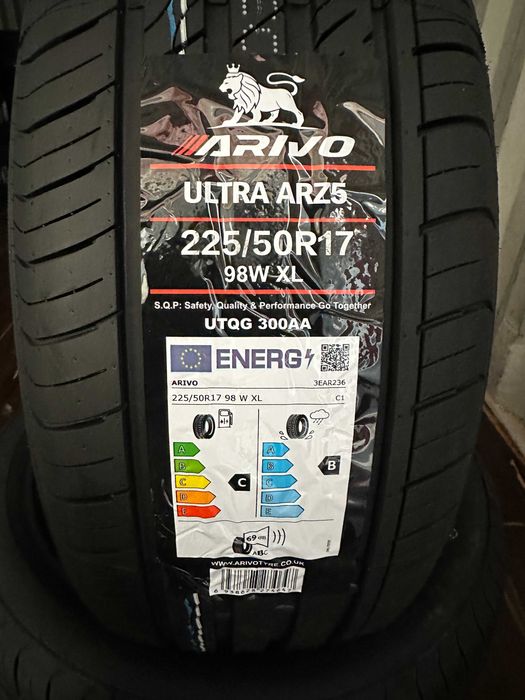 Нови летни гуми ARIVO ULTRA ARZ5 225/50R17 98W XL НОВ DOT