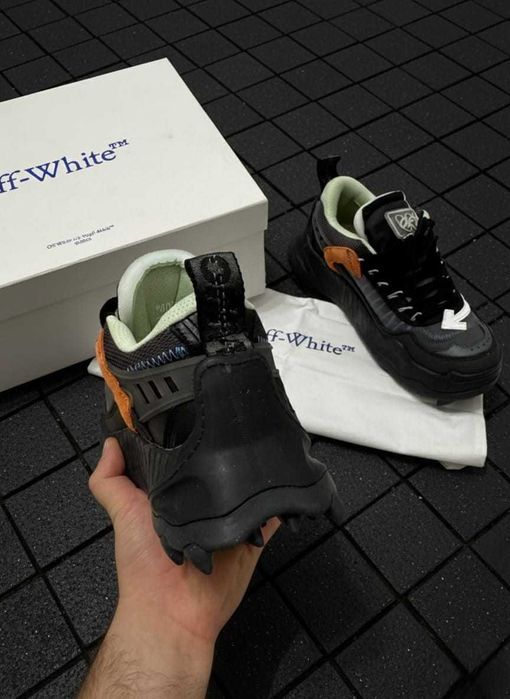 Adidasi OFF WHITE Odsy 1000 Negru - Full Box