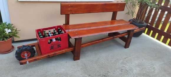 Bancă grădină tip roabă