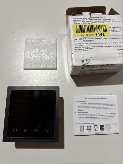 Termostat Ketotek Smart Wifi KTF0176A centrala,boiler,gaz,pardoseala