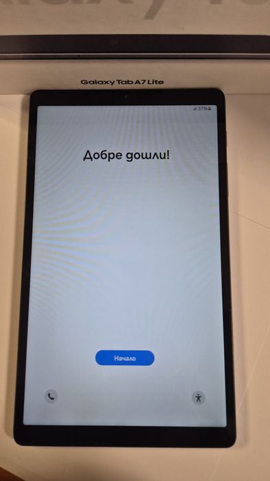 Samsung Galaxy Tab A7 Lite SM-T225 LTE 32GB Grey + ПОДАРЪК Оригинален калъф Samsung