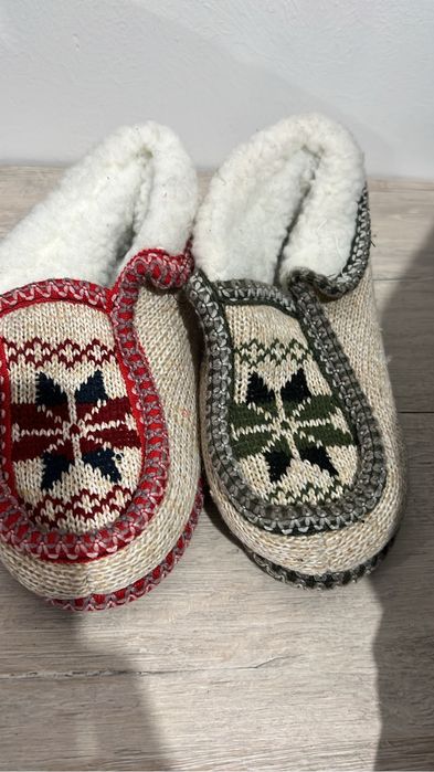 натуральные цигейка тапочки