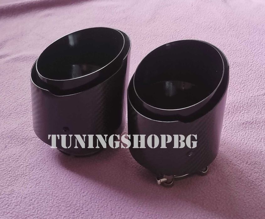 Спортен накрайник карбонов единичен 63 мм вход 114 мм изход