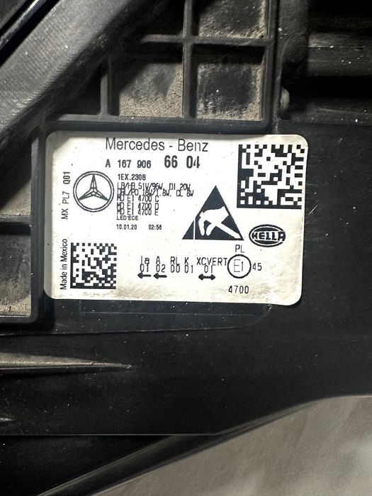 Десен фар за Мercedes GLE Multibeam LED W167