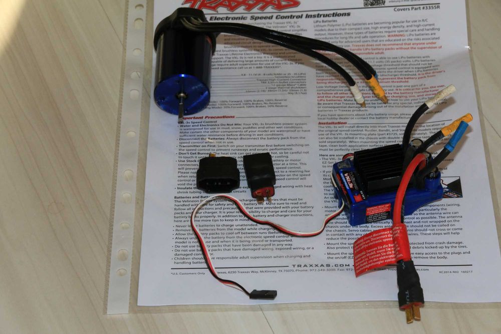 RC контролер/ESC Traxxas Velineon VXL-3S с мотор TRX3351R за 1:10