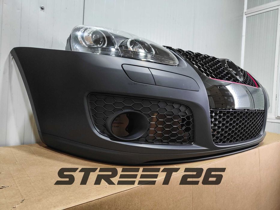 Pachet Bara fata GTI VW Golf 5 (2003-2007) si Faruri HALOGEN cu Lupa