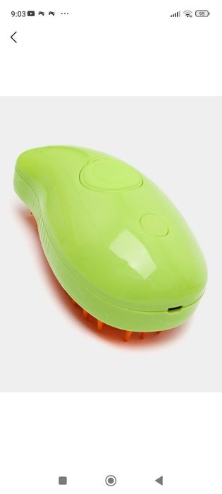 Силиконовая паровая щётка для кошек и собак новая продаю безнадобности