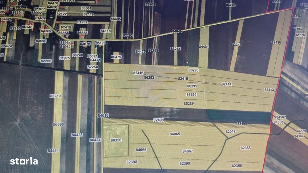 Vand 26 ha teren agricol, sat Gruiu, com Cateasca, Arges