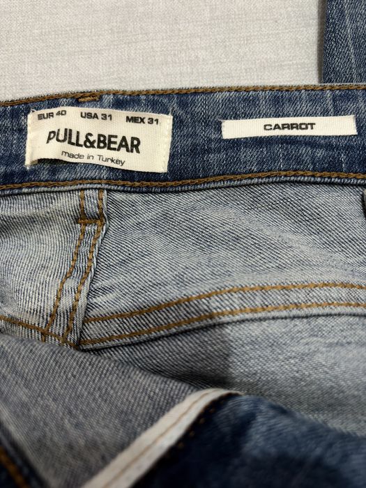 Blugi albaștrii inchis pull&bear