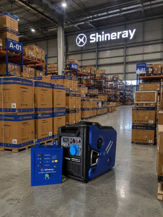 Бесшумный инверторный генератор Shineray  SR6500is-X (5.0 / 5.5 kVt)