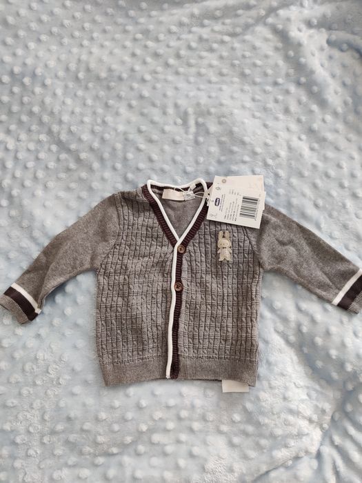 Tricou, Cardigan Chicco, 6 luni, noi cu eticheta, colectie 2022