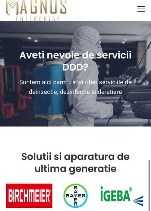 Servicii Profesionale de Dezinsectie, Dezinfectie si Deratizare