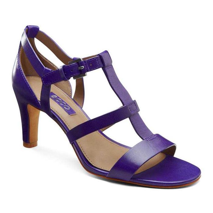 Sandale elegante dama Ecco, noi noute, mar.37, piele, culoare "iris"