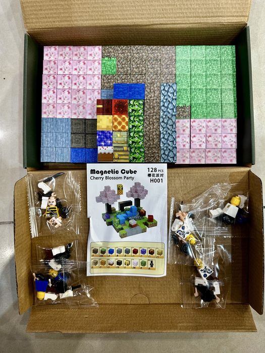 Магнитни кубчета/Magnetik block minecraft