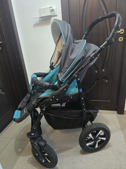 Carucior 3 in 1 Kraus Clasic Turqoise – Krausman
