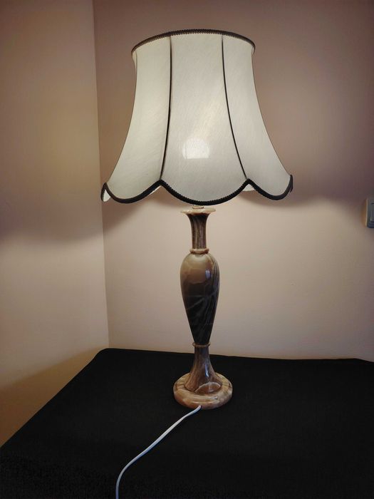 Lampă onix superbă cu abajur