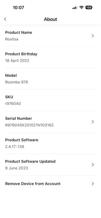 Прахосмукачка робот iRobot Roomba 976