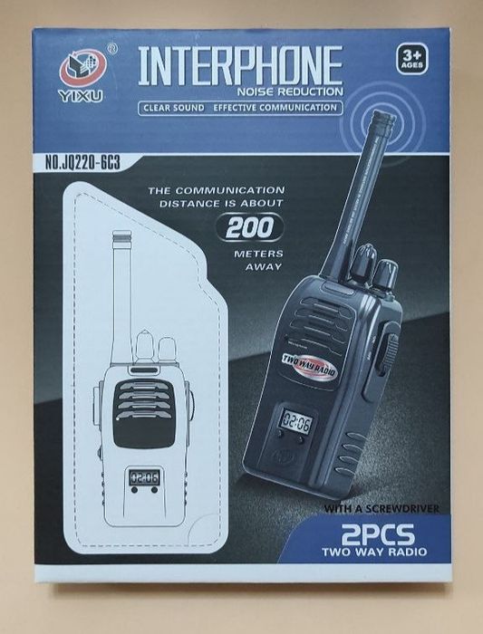 Рация для детей игрушечная дистанция до 100 метров игра в полиции