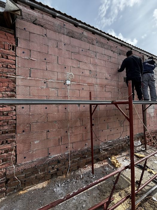 Машинна / Турбозолна мазилка (монофазна)/ гипсокартон /шпакловки и др.