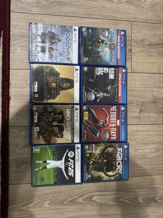 PlayStation 5 + 2 геймпада + 8 игр | Отличное состояние