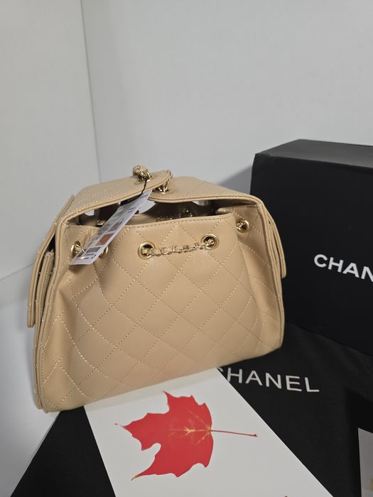 Налична чанта Chanel Hobo 25S  бежов