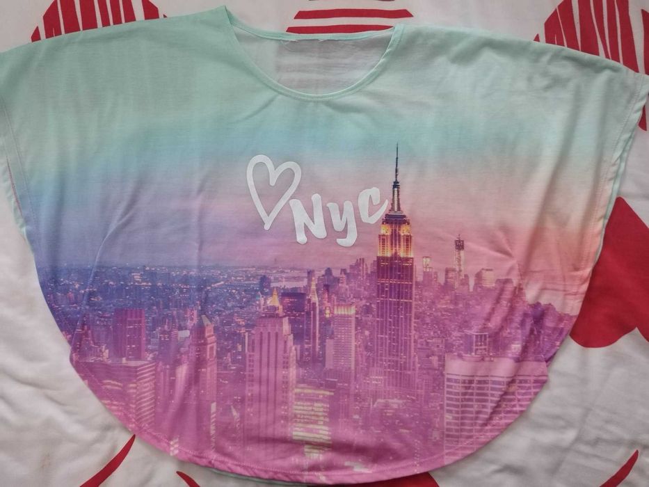 Bluza cu maneca deosebita NYC S