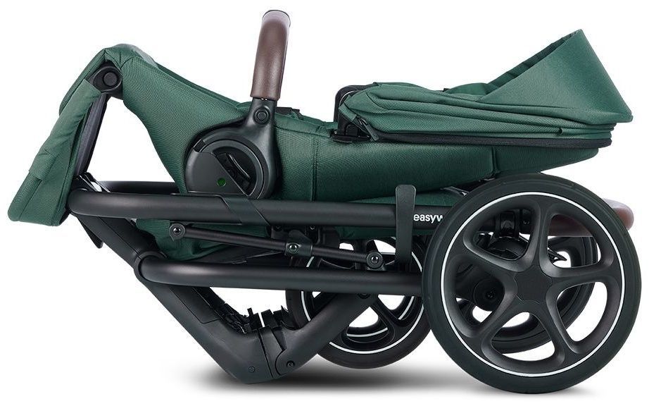 Коляска 2 в 1, б/у Easywalker Jimmey, зеленого цвета