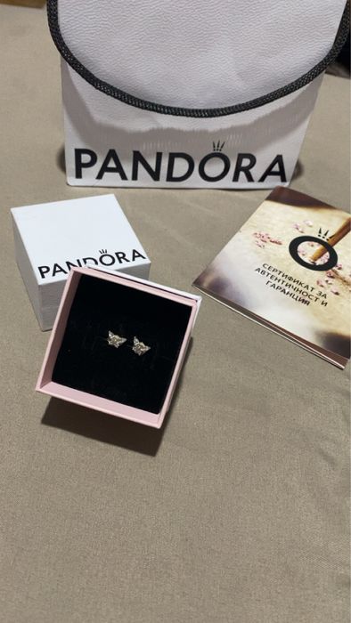 Оригинални обеци Pandora – пеперуди