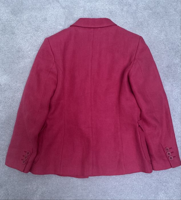 Sacou Benetton,100% in,fucsia,stare impecabilă