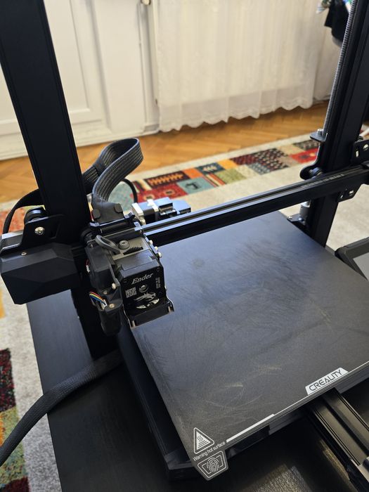 Inprimantă 3D Creality Ender 3 S1 Plus - Volume mare de printare, revizie la zi