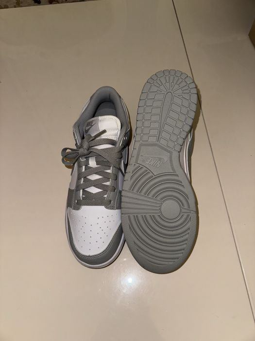 Кроссовки Nike Dunk Low серый—оригинал, новый, есть чек